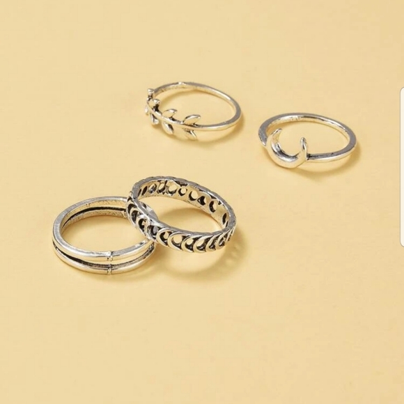 *Robin* Boho Midi Ring Set - Picture 2 of 5